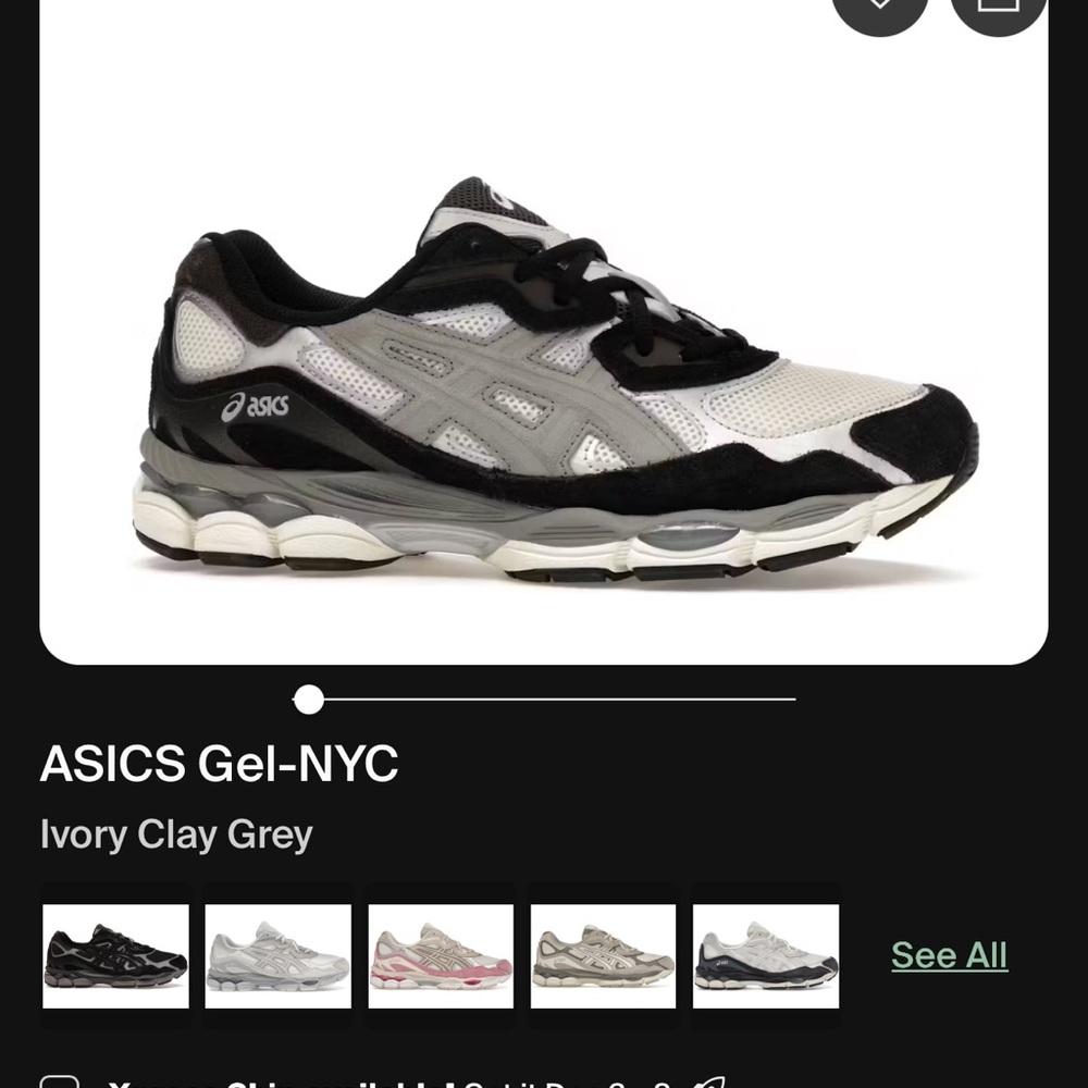 ASICS Gel NYC Men's Ivory,clay, gray Athletic Shoes